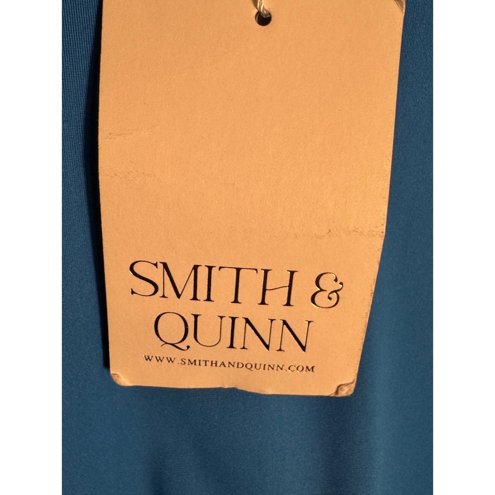 Smith & Quinn Grayson Ole Miss NWT Zip Pullover Powder Blue Ruffle Womens 
M - Picture 6 of 14